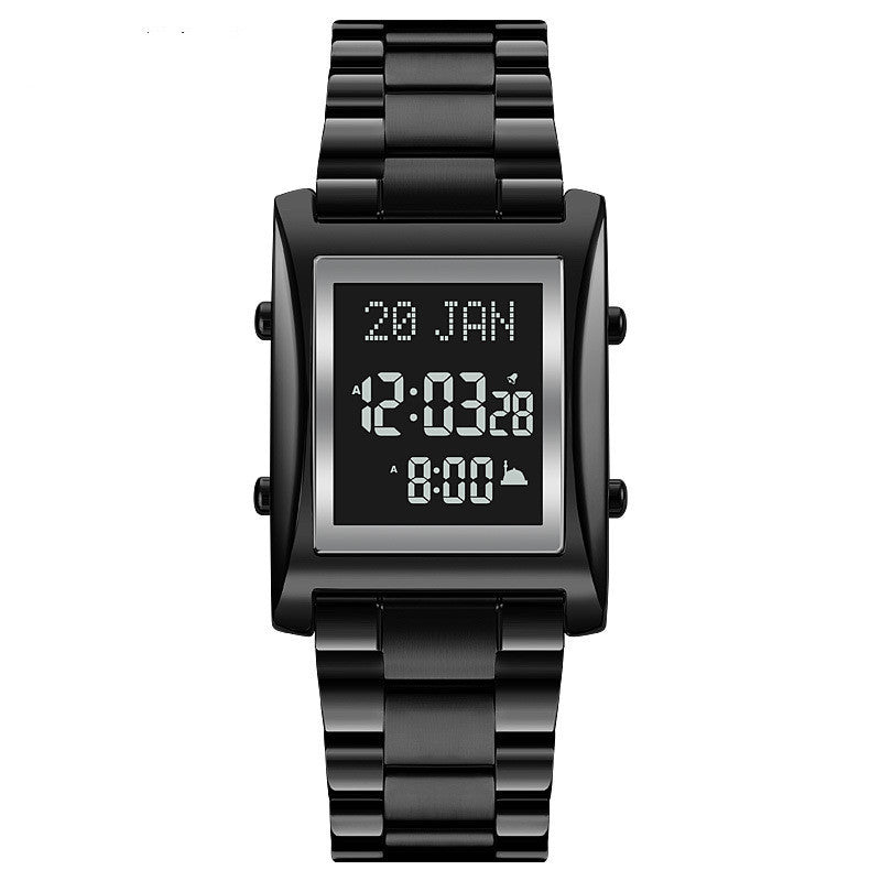 SKMEI 1815 Muslim Islamic Azan Prayer Watch Qibla Direction Multifunctional Digital Watches - adritiX