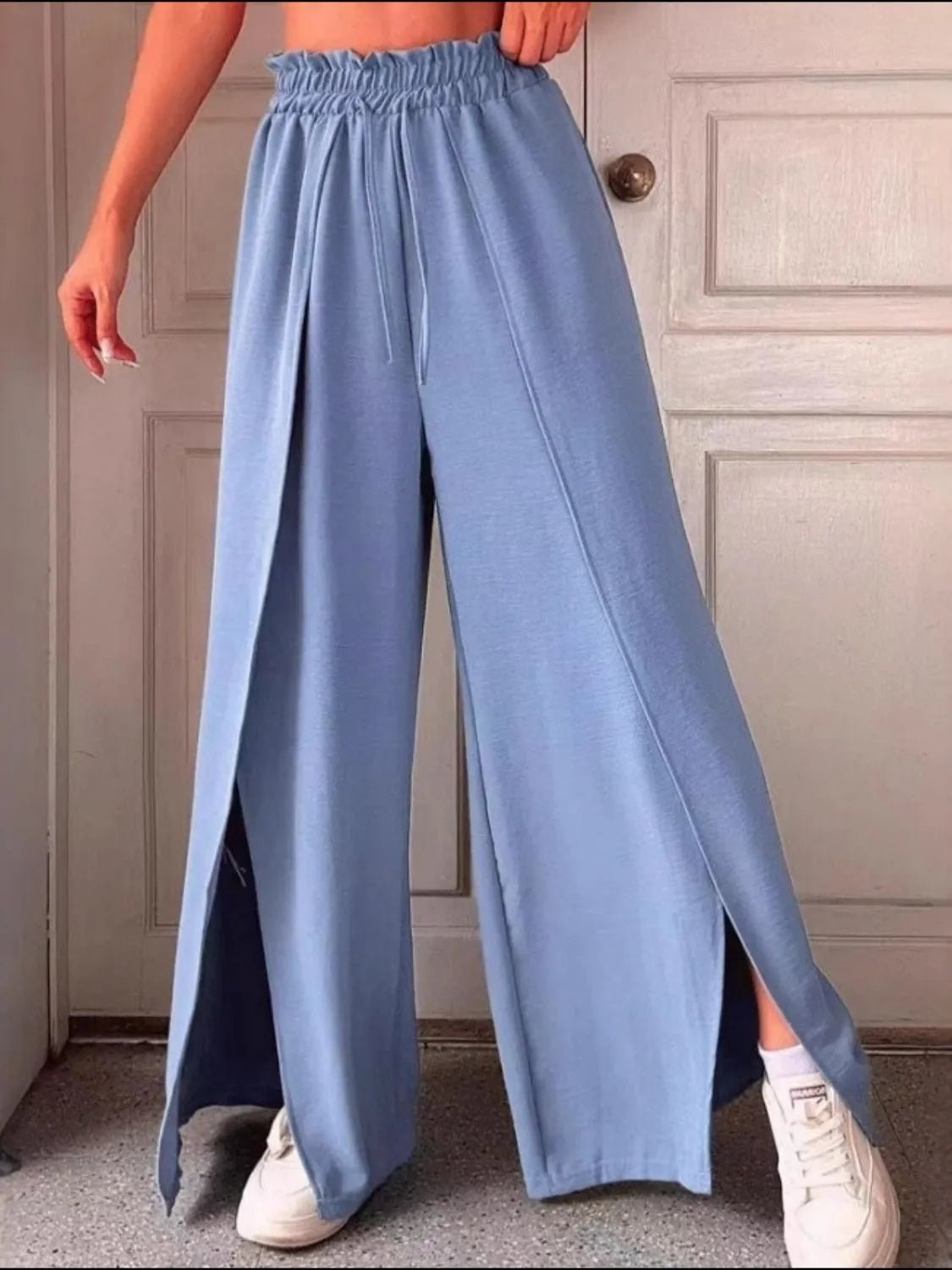 Slit Wide Leg Pants - adritiX