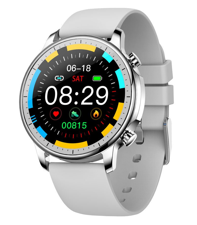 Smart Bracelet Circle Full Touch Bluetooth Sports Heart Rate - adritiX