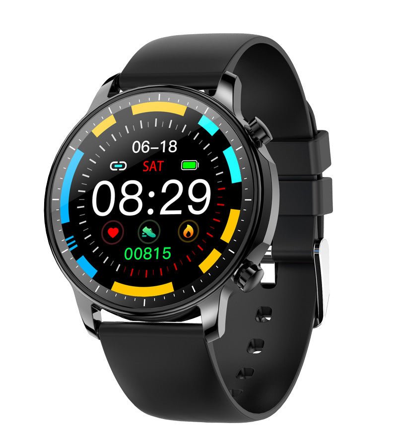 Smart Bracelet Circle Full Touch Bluetooth Sports Heart Rate - adritiX