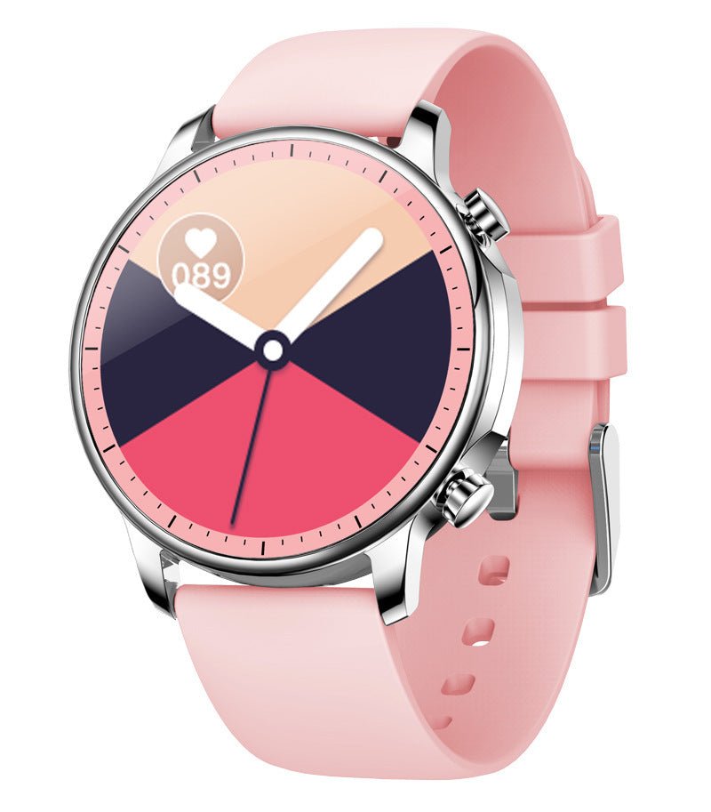 Smart Bracelet Circle Full Touch Bluetooth Sports Heart Rate - adritiX