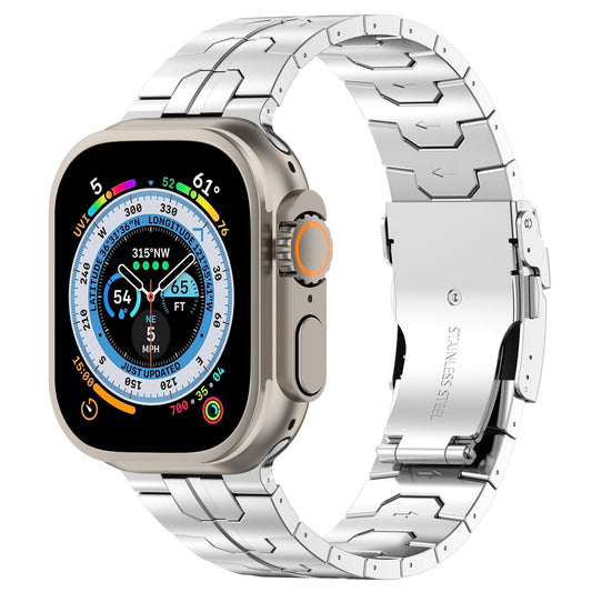 Solid Color Titanium Alloy High - end Metal Wrist Strap - adritiX