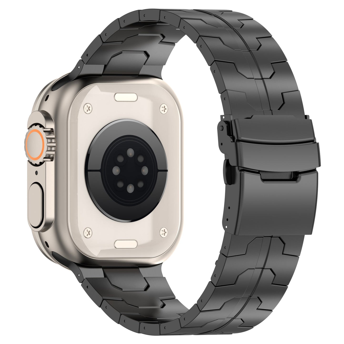 Solid Color Titanium Alloy High - end Metal Wrist Strap - adritiX