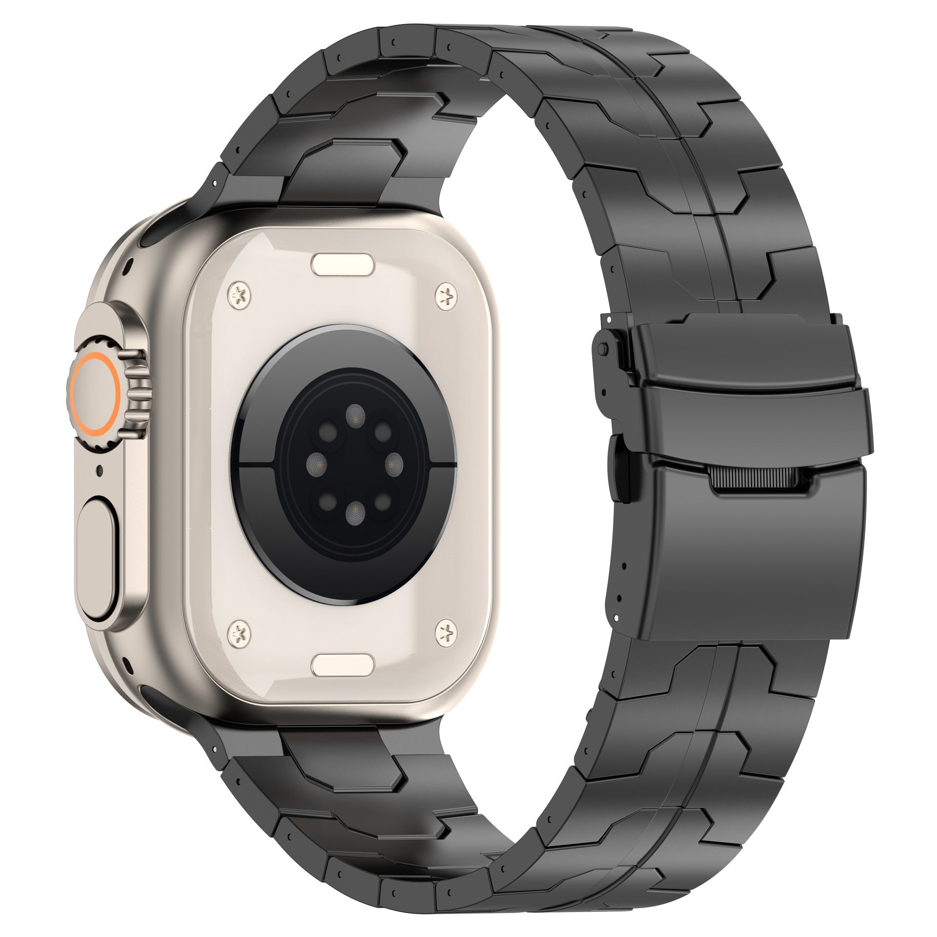 Solid Color Titanium Alloy High - end Metal Wrist Strap - adritiX