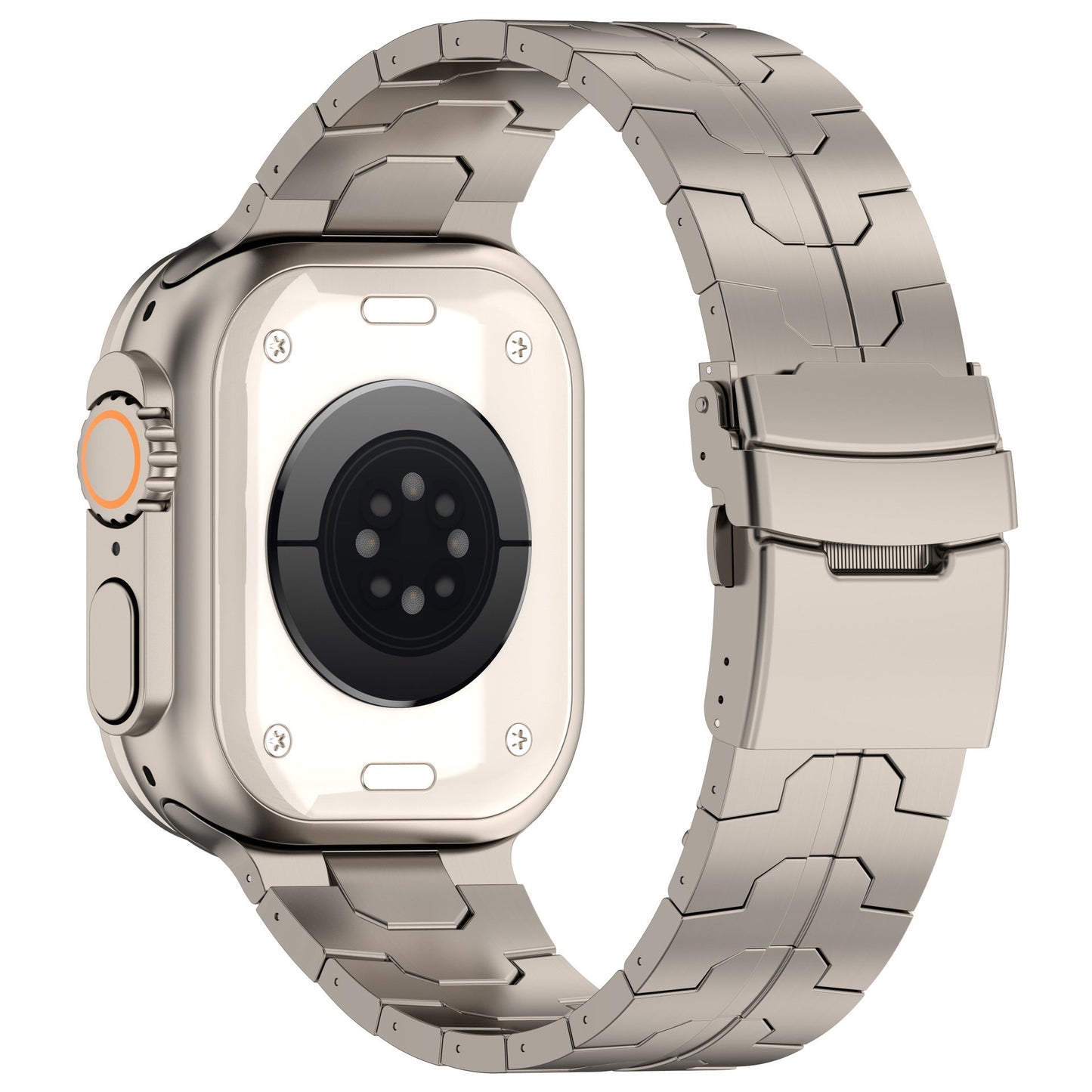 Solid Color Titanium Alloy High - end Metal Wrist Strap - adritiX