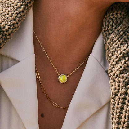Sporty Element Resin Necklace - adritiX