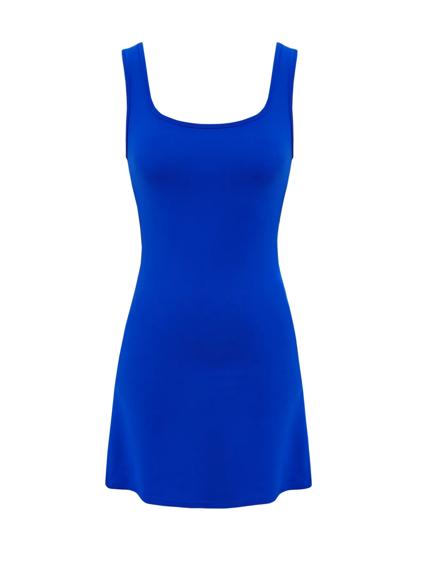 Square Neck Bodycon Mini Tank Dress - adritiX