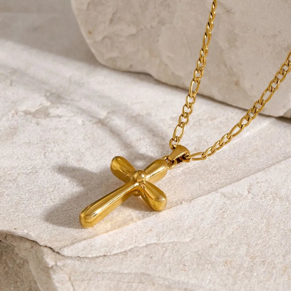 Stainless Steel Cross Necklace - adritiX