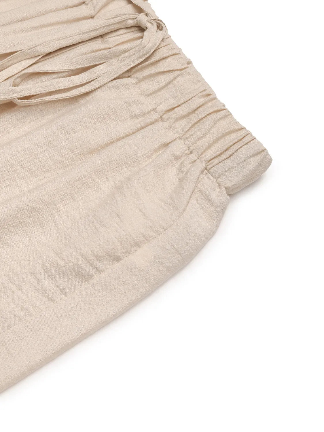 Stylish Brand Name Drawstring Wide Leg Pants - Effortless Comfort & Chic Versatility - adritiX