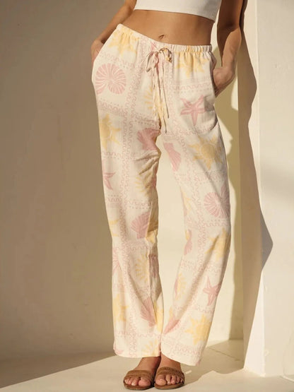 Stylish Drawstring Slim - Fit Pants - Effortless Comfort Meets Trendy Design - adritiX