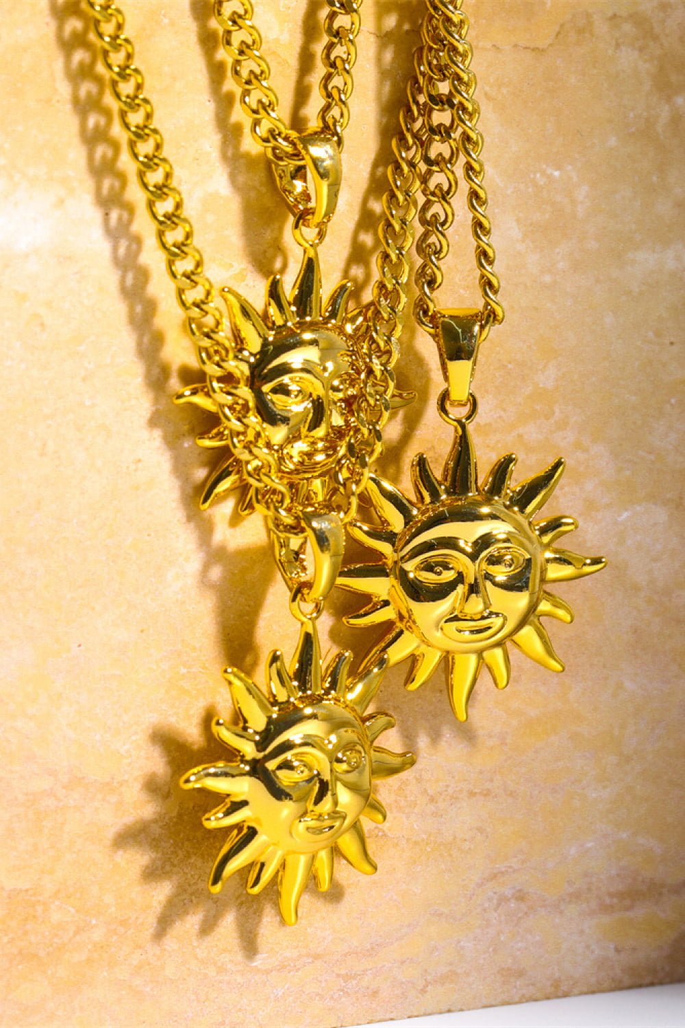 Sun Pendant Copper Necklace - adritiX