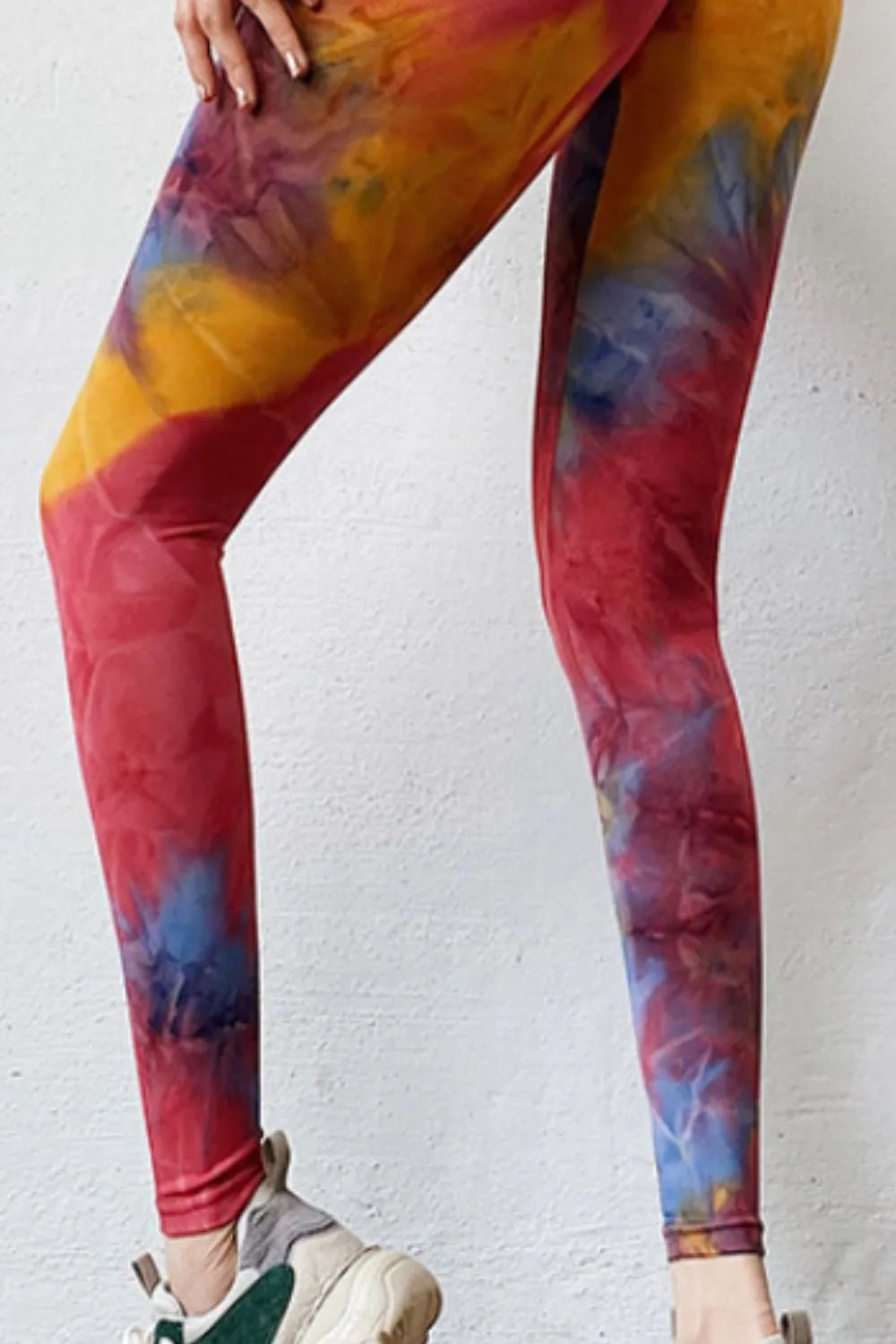 Tie - Dye High Waist Active Leggings - adritiX