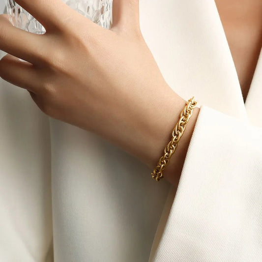 Titanium Steel Chain Bracelet - adritiX