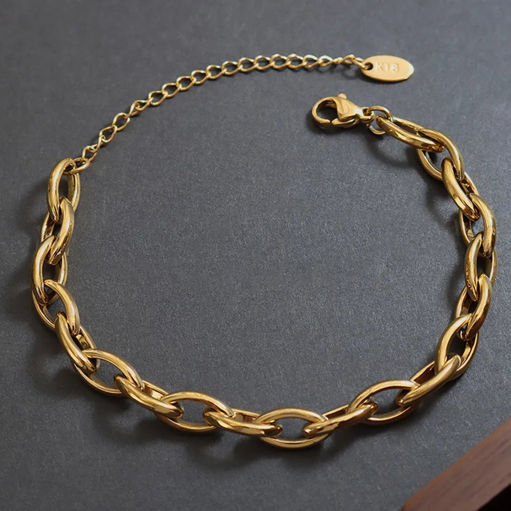 Titanium Steel Chain Bracelet - adritiX