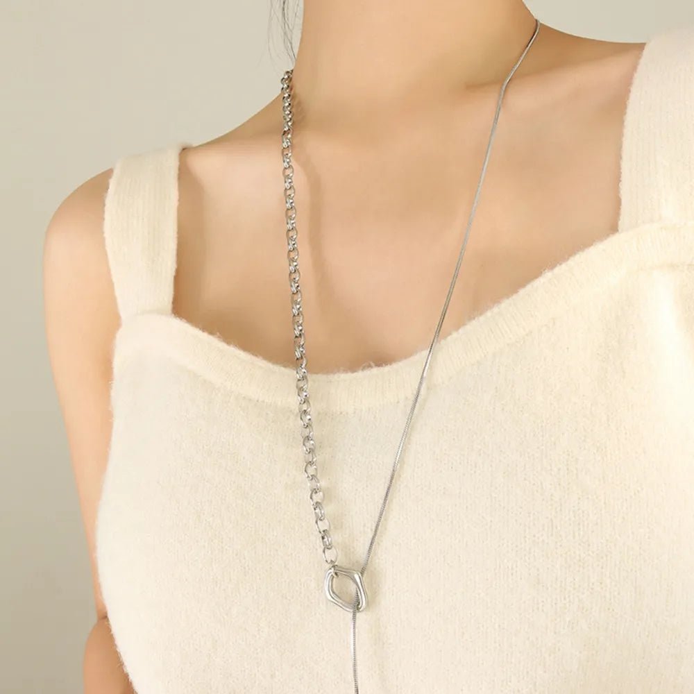 Titanium Steel Chain Necklace - adritiX