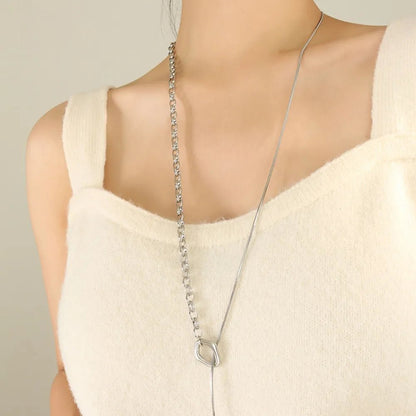 Titanium Steel Chain Necklace - adritiX