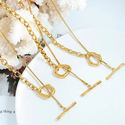Titanium Steel Chain Necklace - adritiX
