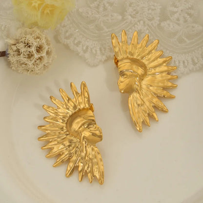 Titanium Steel Gold - Plated Earrings - adritiX