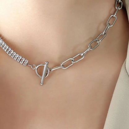 Titanium Steel Gold - Plated Necklace - adritiX