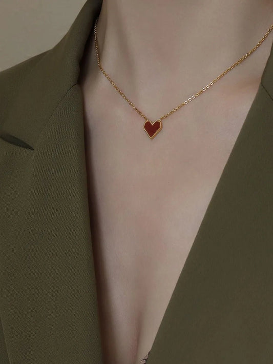 Titanium Steel Heart Necklace - adritiX