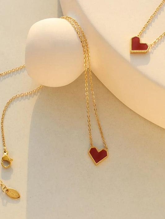 Titanium Steel Heart Necklace - adritiX