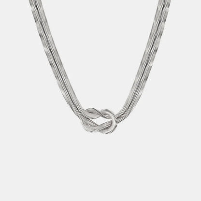 Titanium Steel Knot Necklace - adritiX