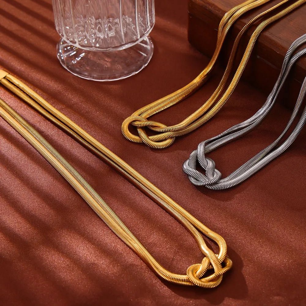 Titanium Steel Knot Necklace - adritiX