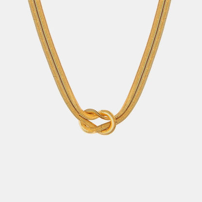 Titanium Steel Knot Necklace - adritiX