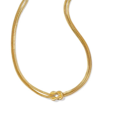 Titanium Steel Knotted Necklace - adritiX