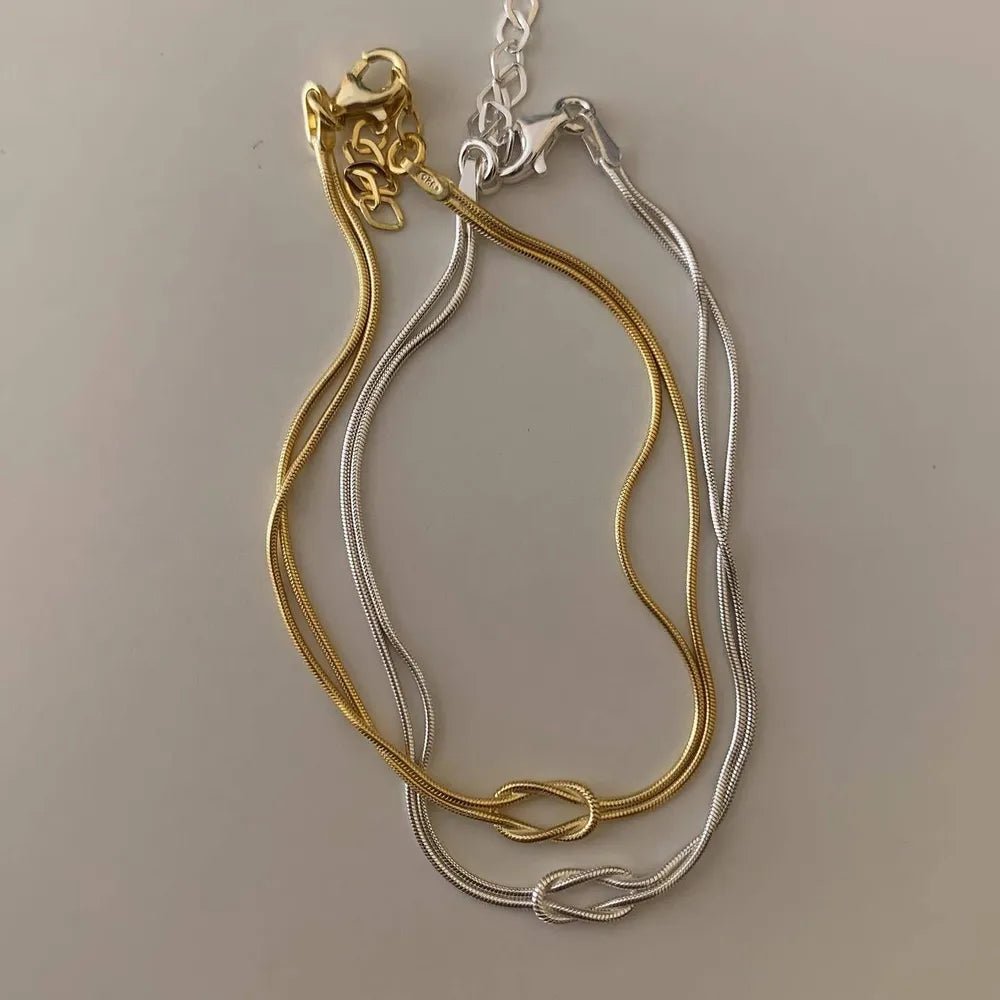 Titanium Steel Knotted Necklace - adritiX