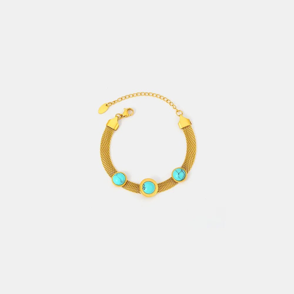Turquoise Titanium Steel Bracelet - adritiX