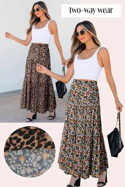 Two Way Wear Printed Skirt - adritiX