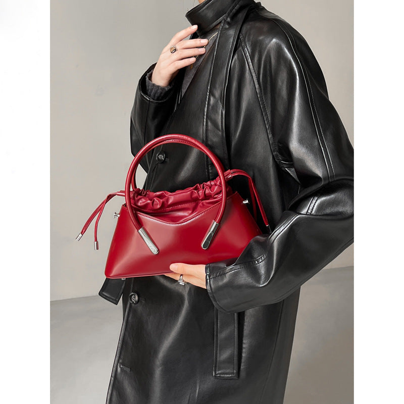 Bags-Fashion Leather Portable Women's Crossbody Shoulder Bag - adritiX