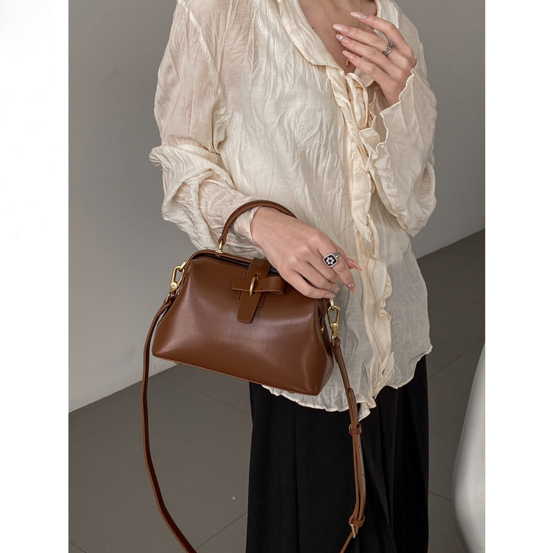 Bags-Affordable Luxury Fashion Cowhide Handbag Women - adritiX
