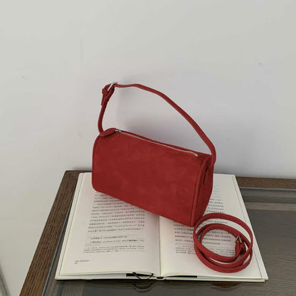 Suede Underarm Mini Small Handbag - adritiX
