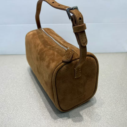 Suede Underarm Mini Small Handbag - adritiX