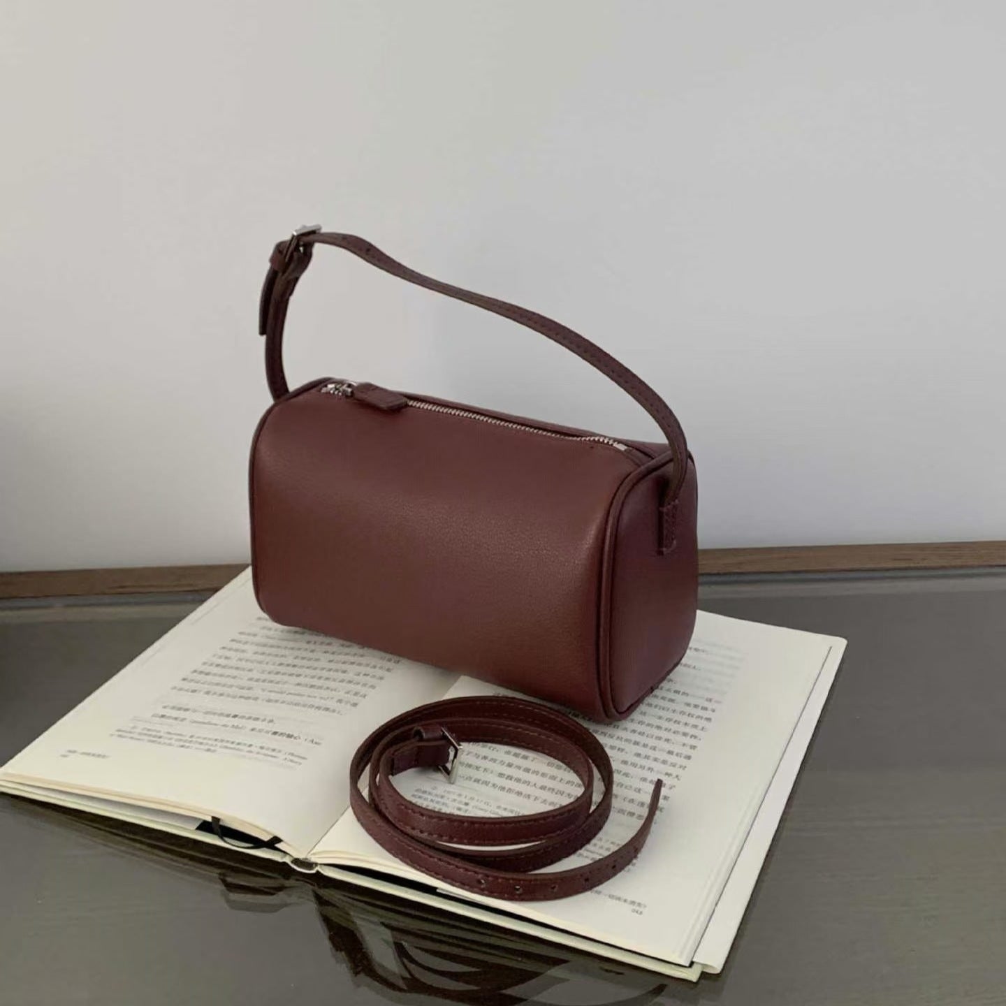 Suede Underarm Mini Small Handbag - adritiX