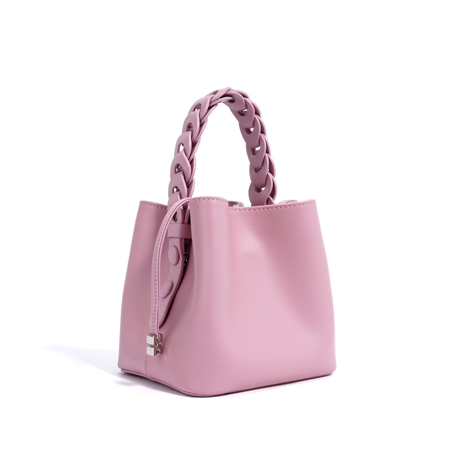Bags-Hand-woven Fashion Mini Cross Body Bucket Bag - adritiX