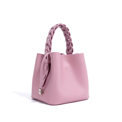 Bags-Hand-woven Fashion Mini Cross Body Bucket Bag - adritiX