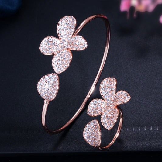 Creative Adjustable Two piece Bracelet And Ring - adritiX
