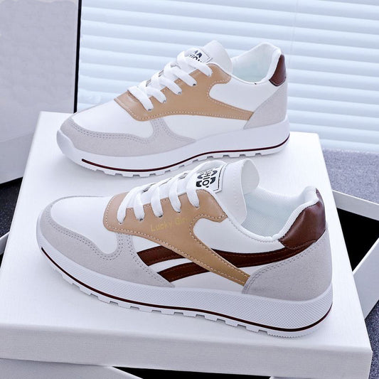 Shoes-Student Running Sports White Daddy Shoes Women - adritiX