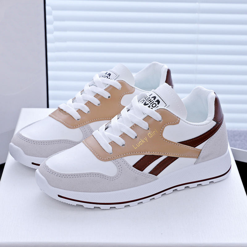 Shoes-Student Running Sports White Daddy Shoes Women - adritiX