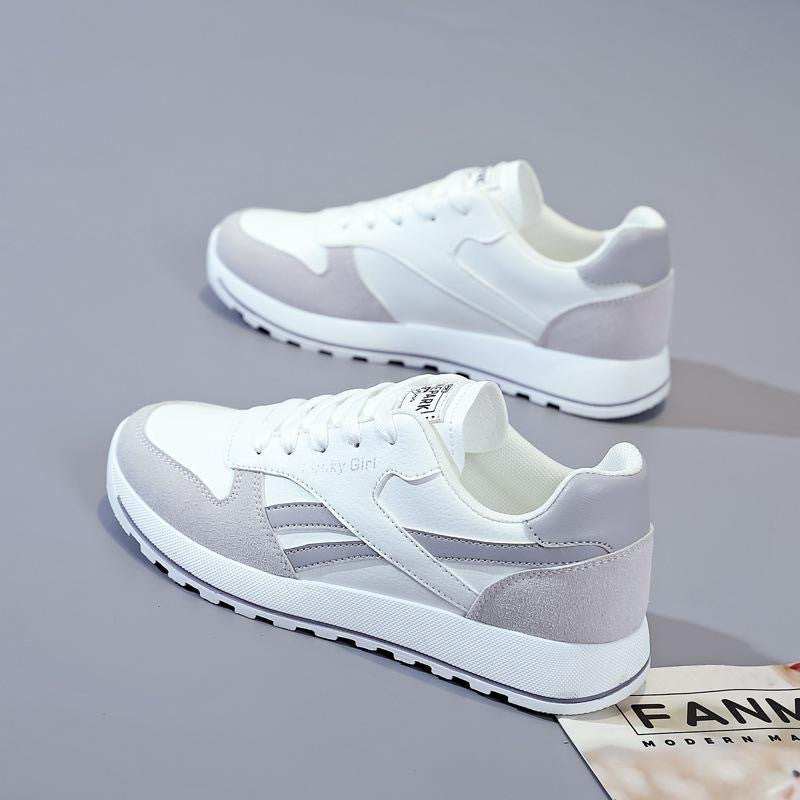 Shoes-Student Running Sports White Daddy Shoes Women - adritiX