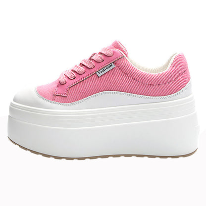 Shoes-Fashion Thick Bottom 8cm Trendy Ins Simple Shoes Women - adritiX