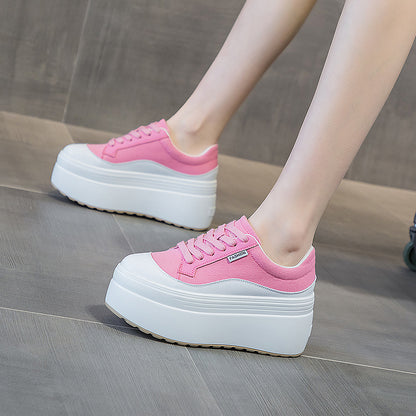 Shoes-Fashion Thick Bottom 8cm Trendy Ins Simple Shoes Women - adritiX