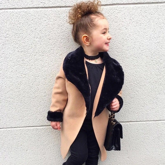 Elegant Coat Western fur collar coat - adritiX
