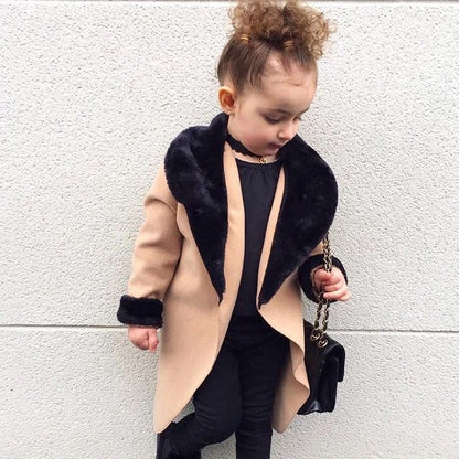 Elegant Coat Western fur collar coat - adritiX