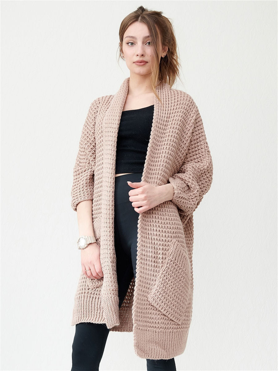 Temperament Commute Cardigan V-neck Sweater Coat - adritiX