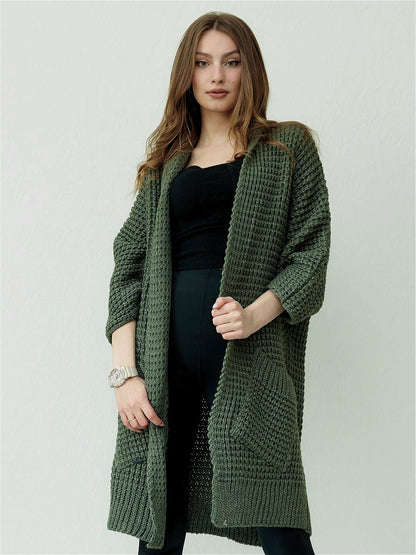 Temperament Commute Cardigan V-neck Sweater Coat - adritiX
