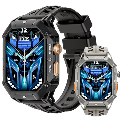 Smart Watch Bluetooth Calling Voice Assistant Gas Compass Sports Watch - adritiX